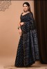 Chanderi Silk Saree - Black