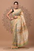 Chanderi Silk Saree - Yellow