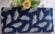 NU_Blue Feather Print Wallet